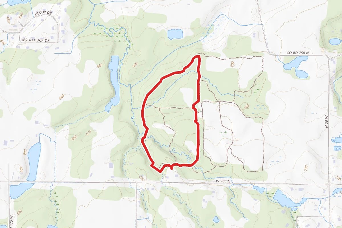 Meadowbrook Trail 3, 1 and 2 Loop