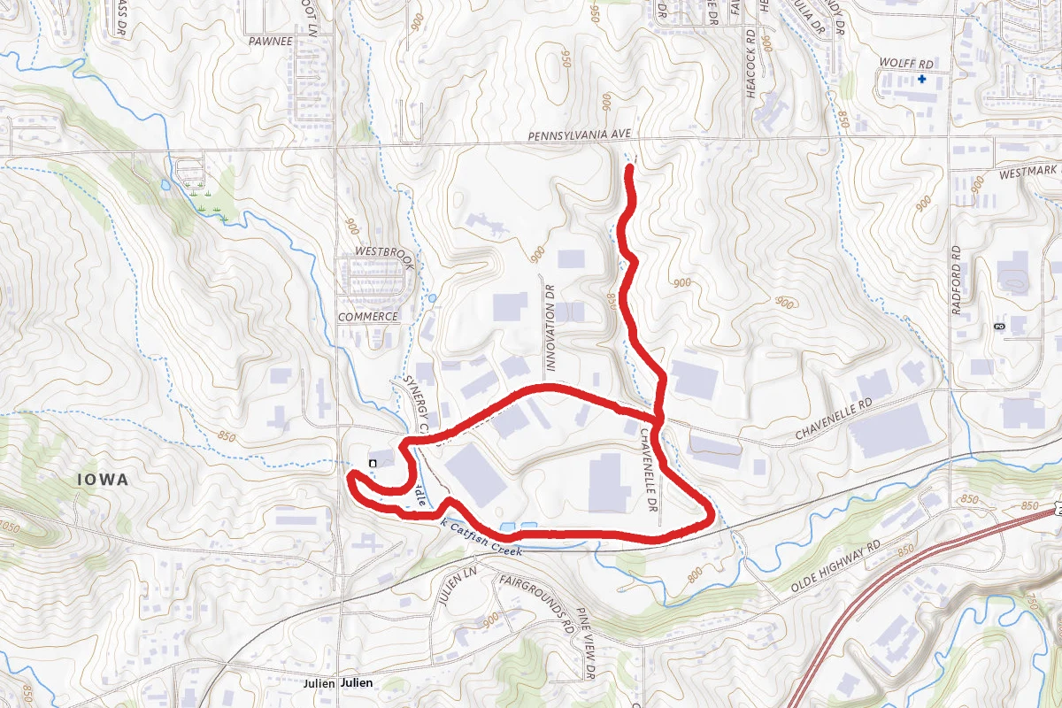 Fairgrounds to Bergfield Recreation Area Loop