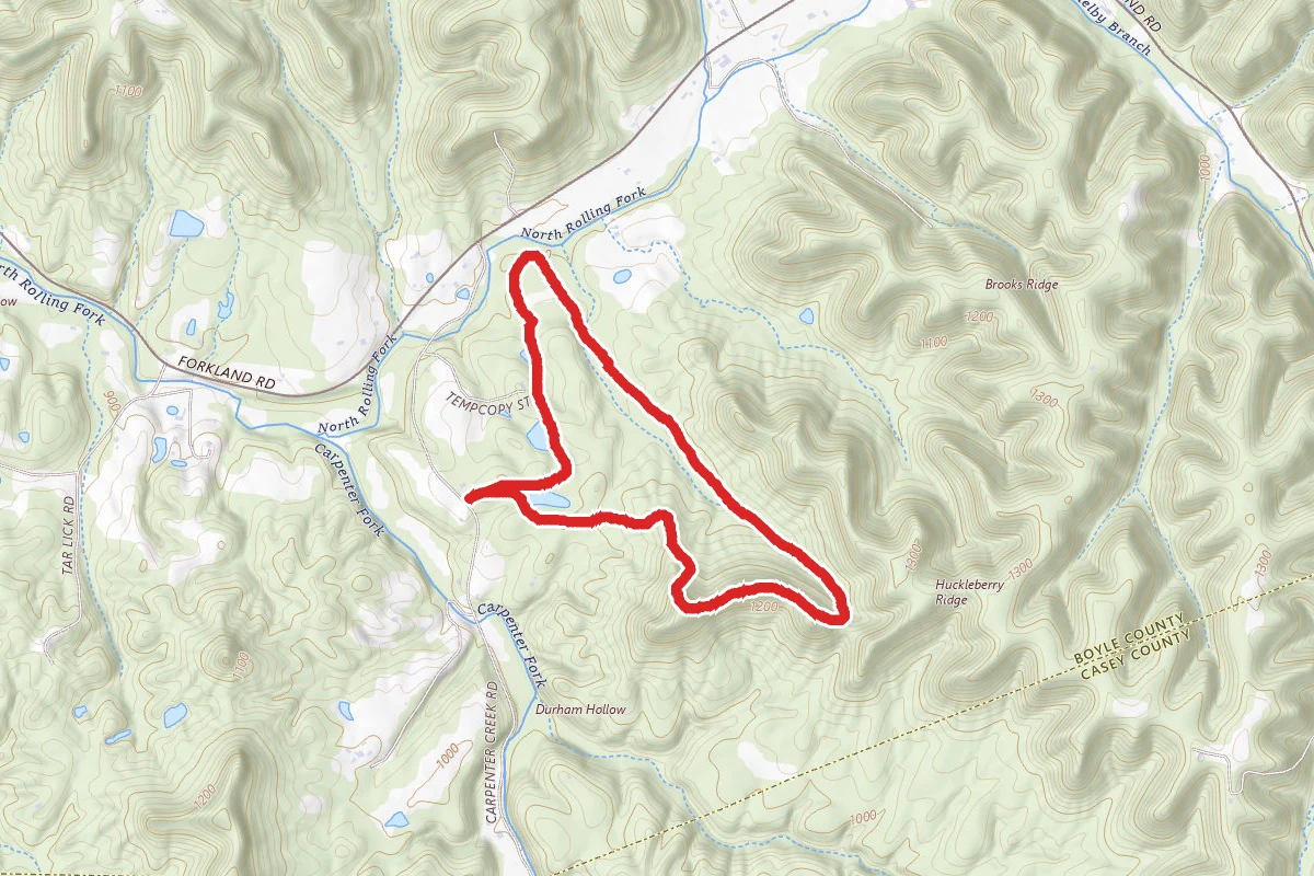 Brooks Hollow Trail Extended Loop