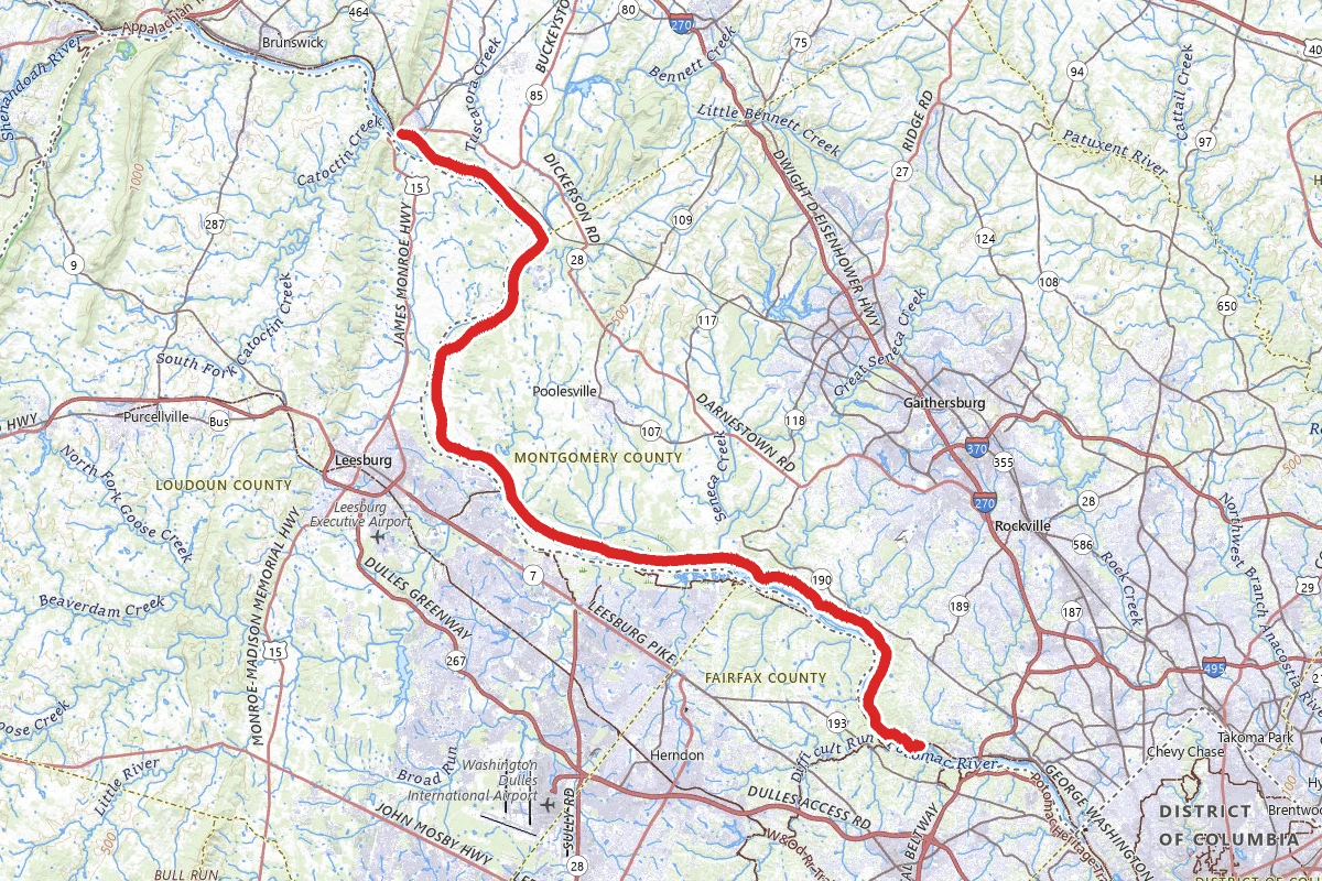 Marsden Tract Campground to Point of Rocks