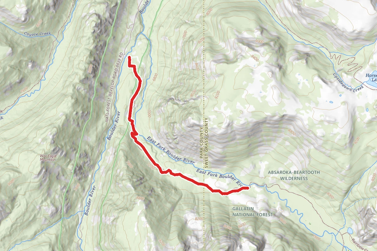 East Fork Boulder River Trail