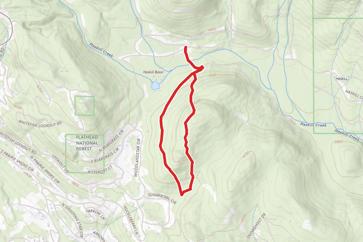 Short Cut Ski Trail