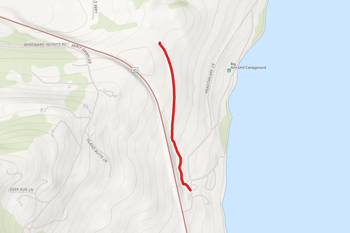 Big Arm State Park Campground Loop