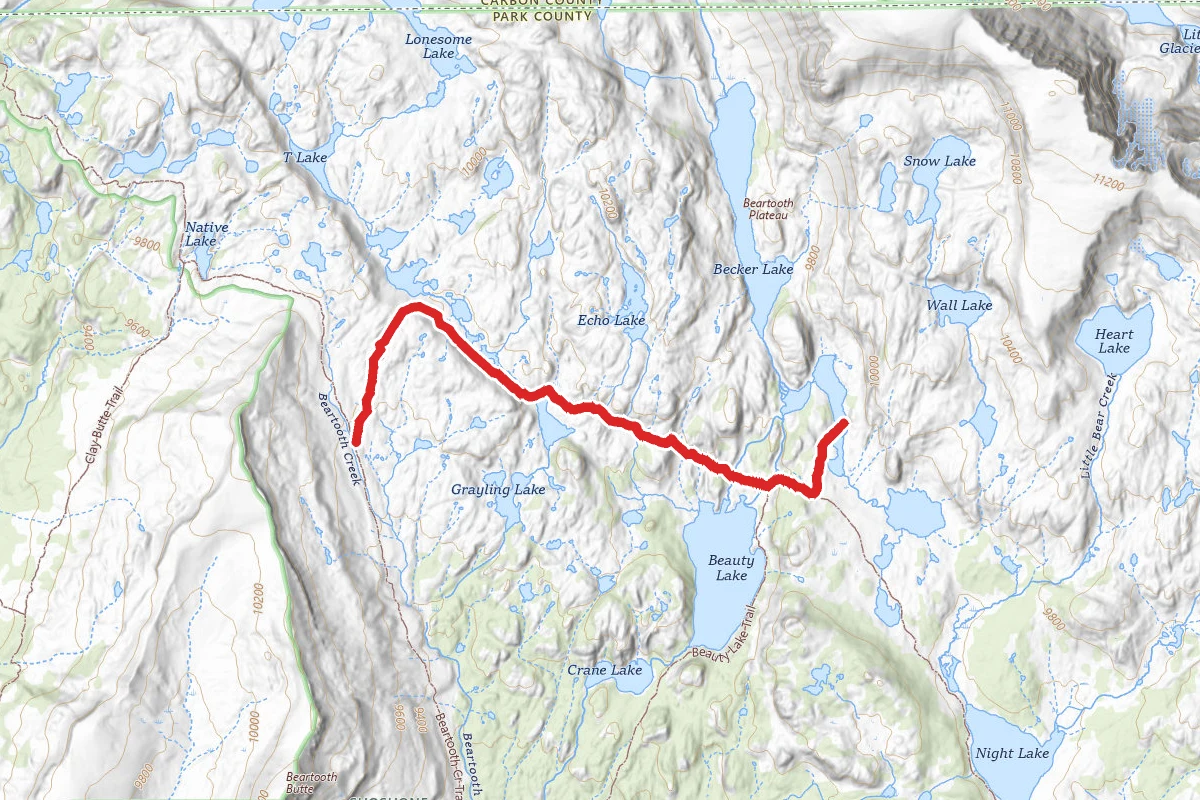 Beartooth High Lakes Trail