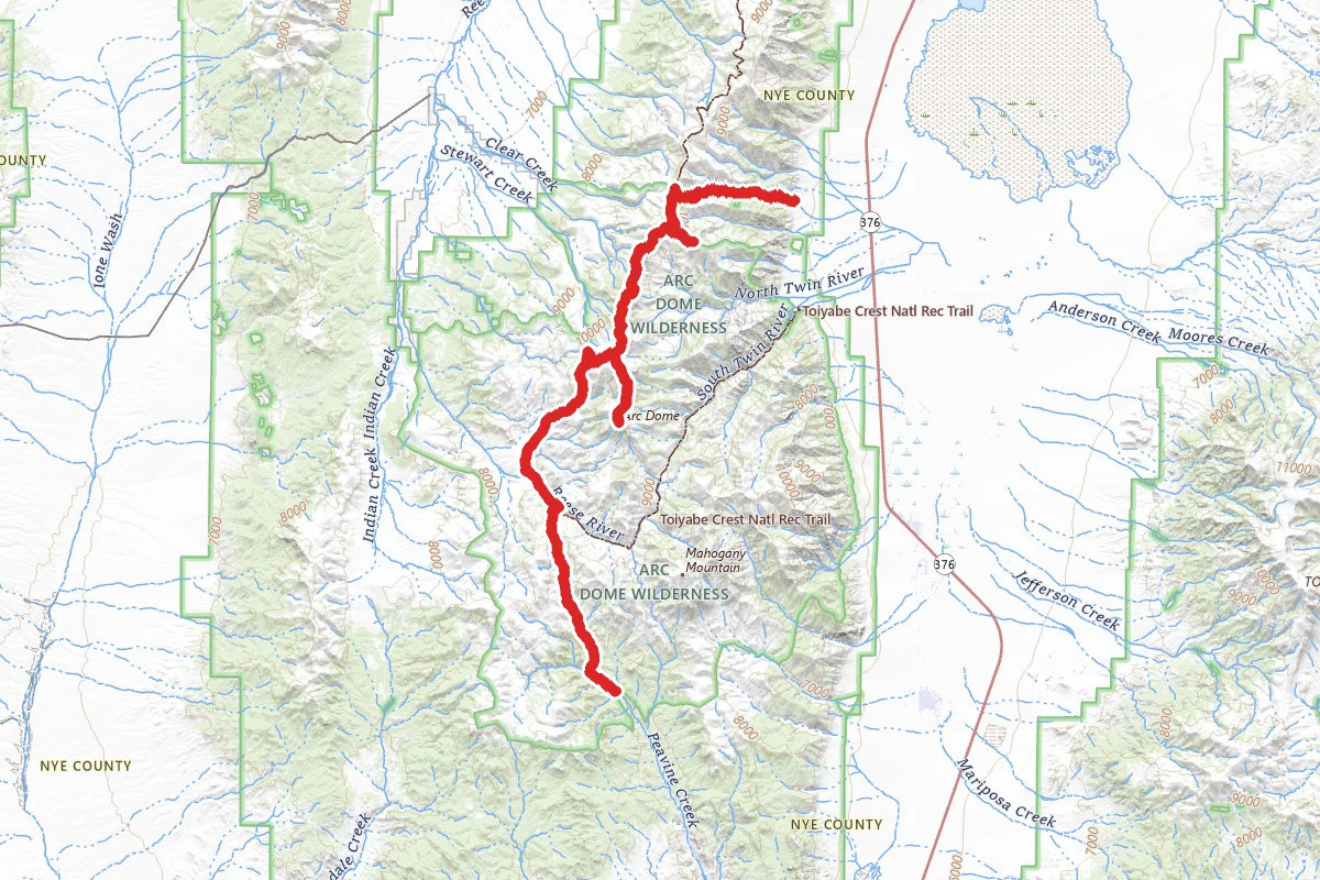 Toiyabe Crest Trail
