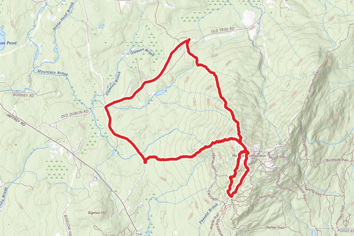 Marlboro Trail to Monte Rosa to Dublin Loop