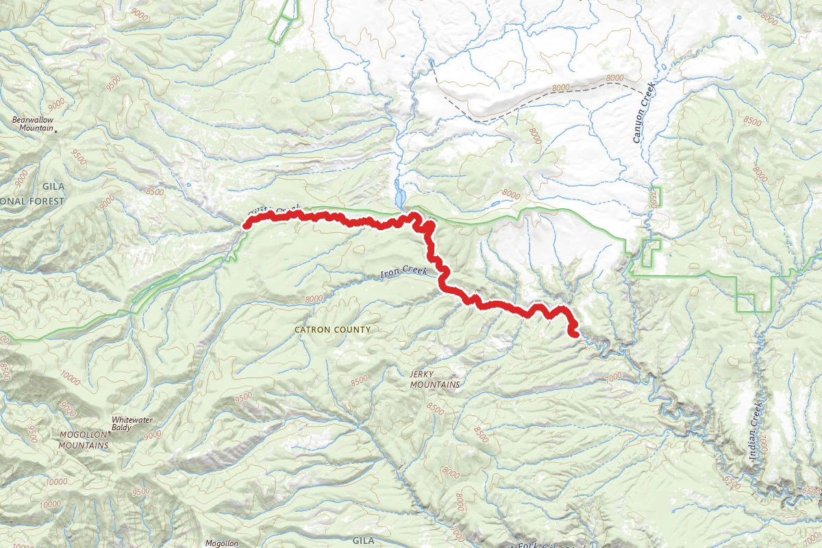 Middle Fork Gila River Trail #157