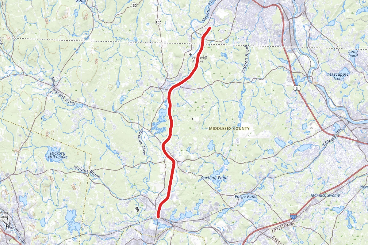 Nashua River Rail Trail (from Nashua to Ayer)