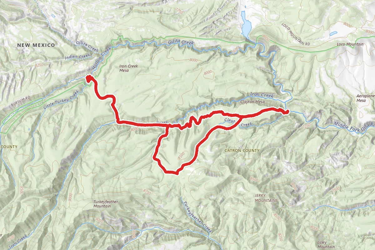 Clayton Mesa Trail