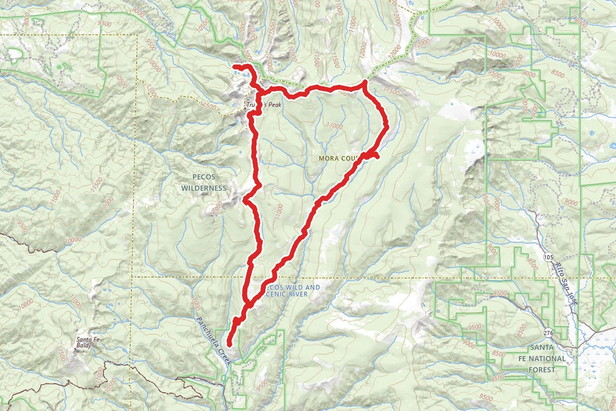 Beatty's, Jack's Creek, Skyline and Pecos Trail Loop
