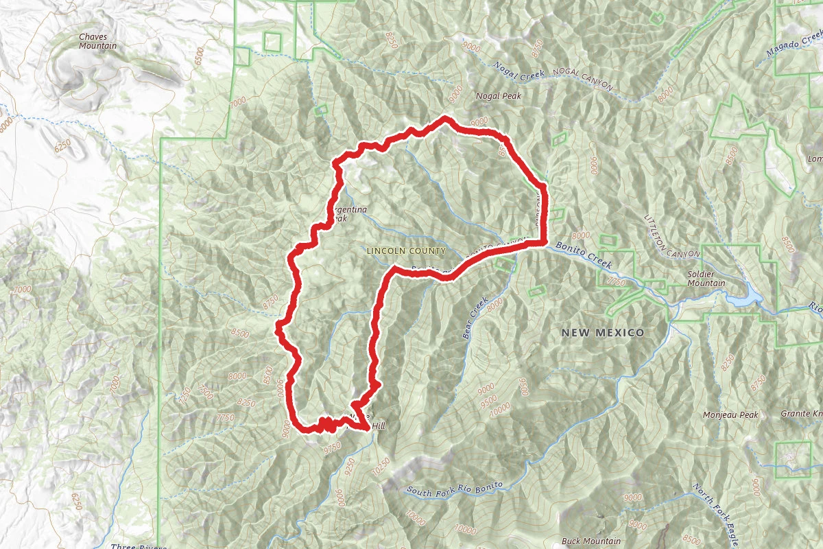 Aspen Canyon to Skull Springs Loop