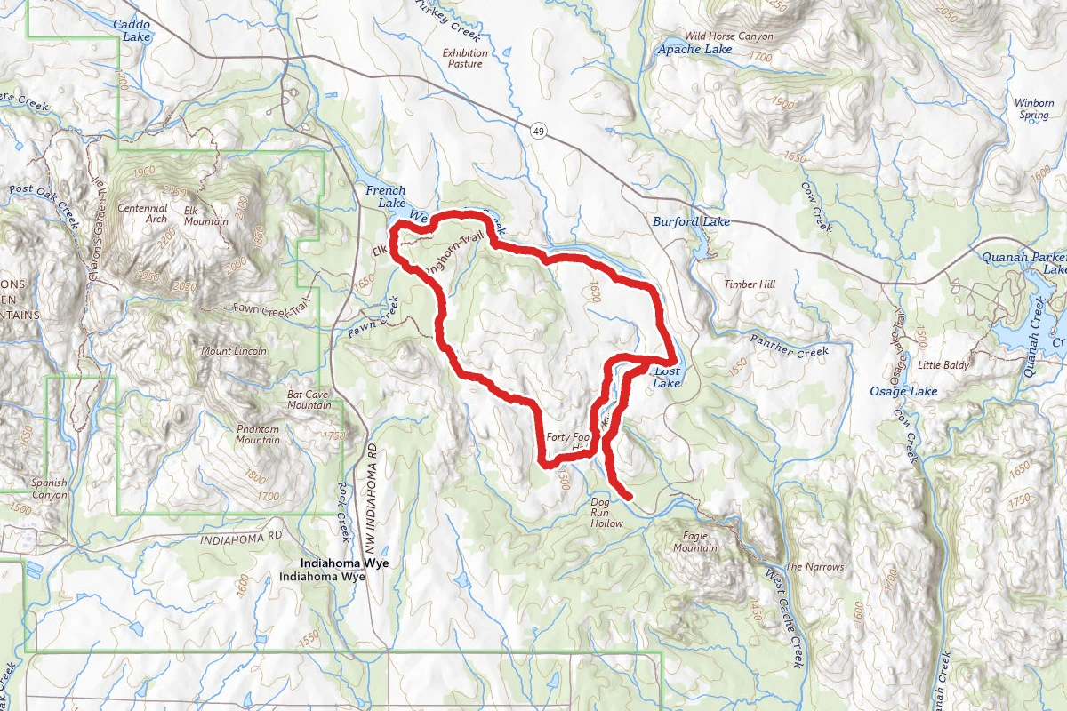 Kite Trail to Bison Trail Loop
