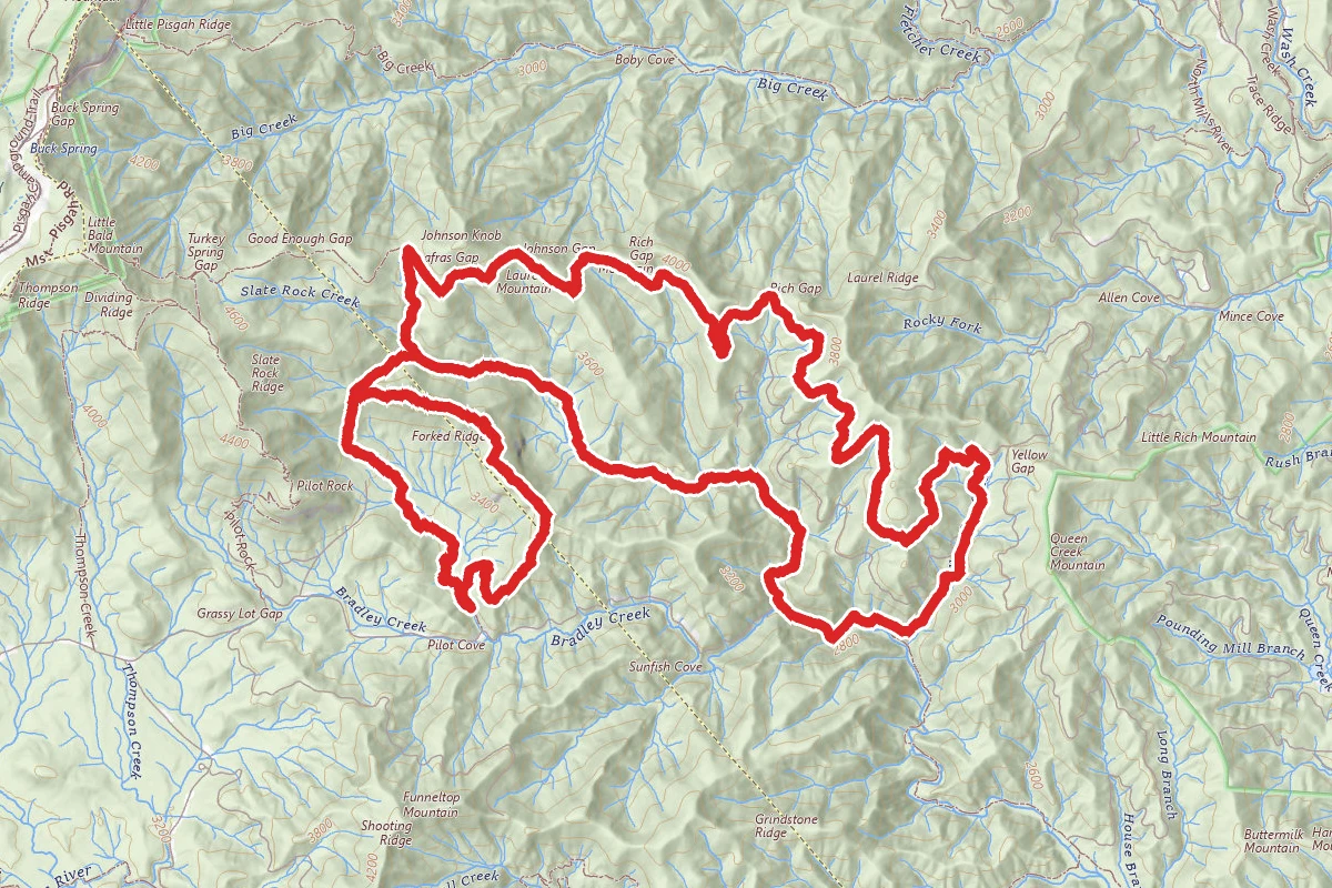 Laurel Mountain and Pilot Cove