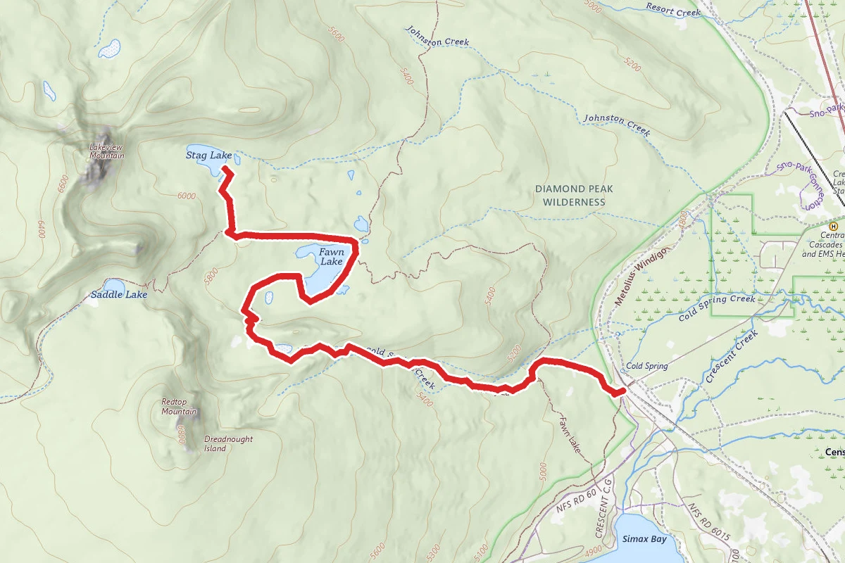 Stag Lake Trail