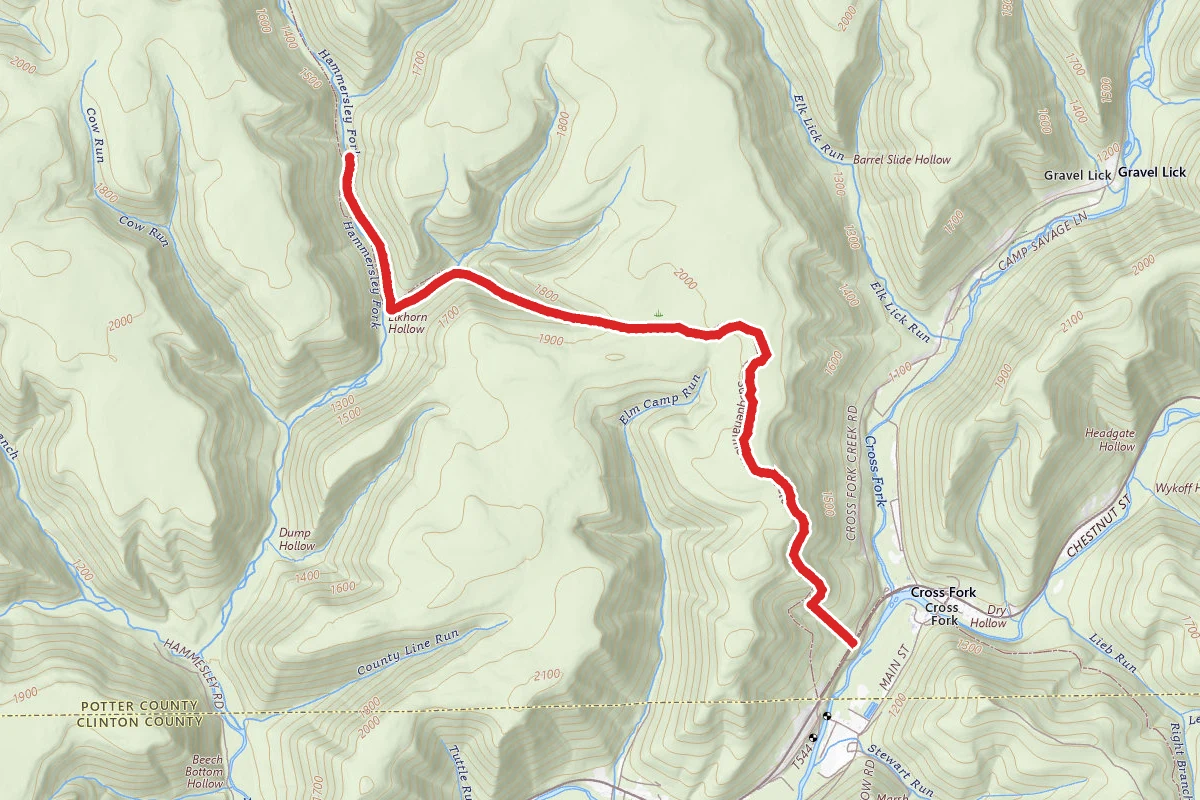 Hammersley Fork Via Elkhorn Trail
