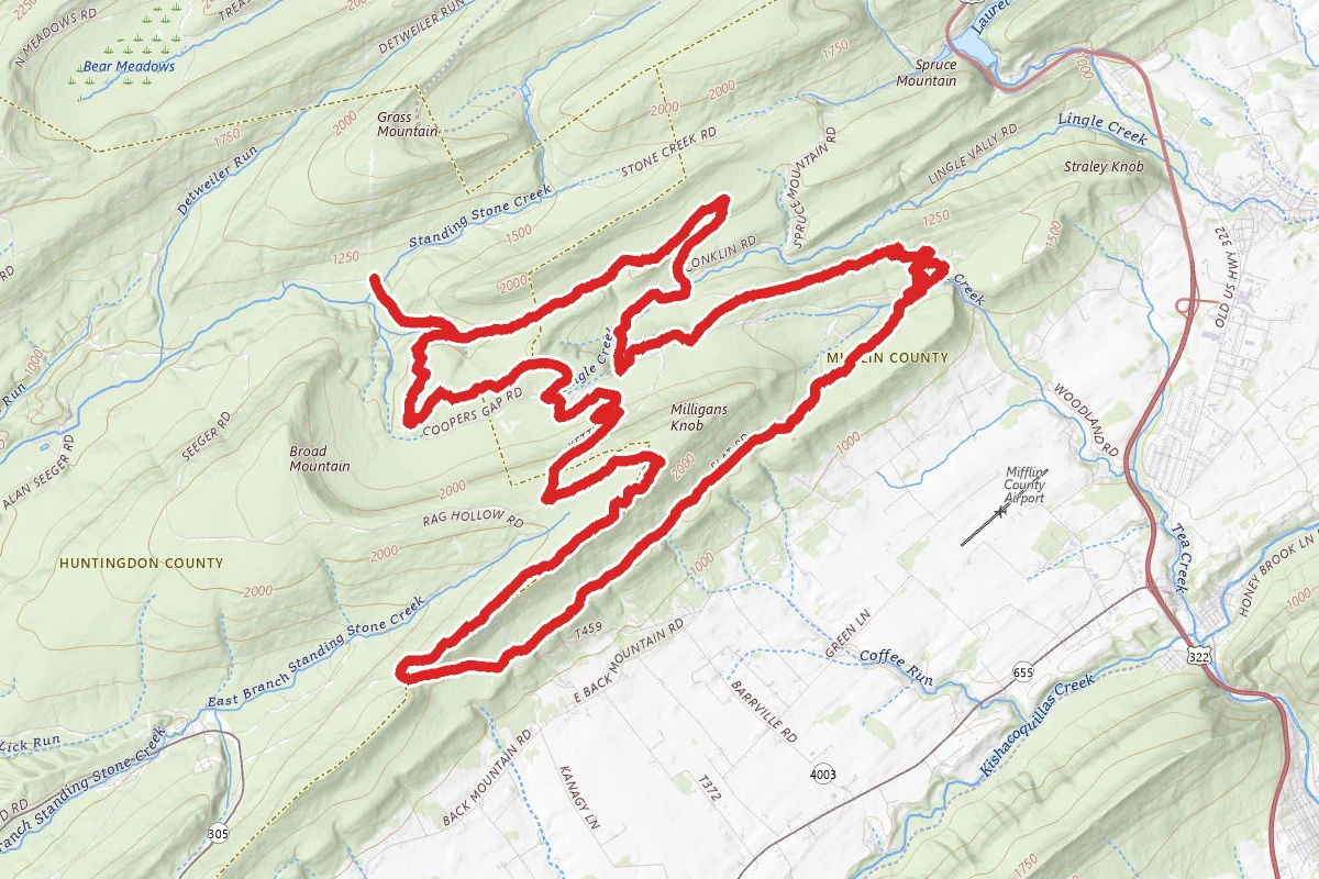 Cooper's Gap Road Loop