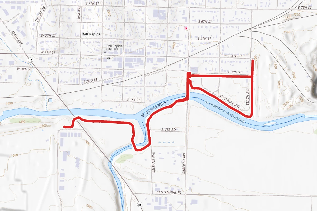 Sioux River Red Rock Trail