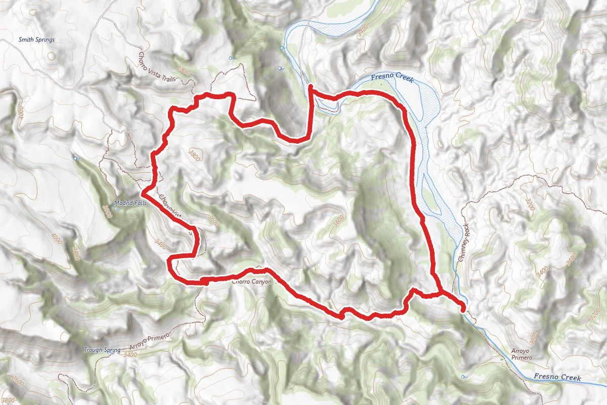 Fresno Cascades Loop