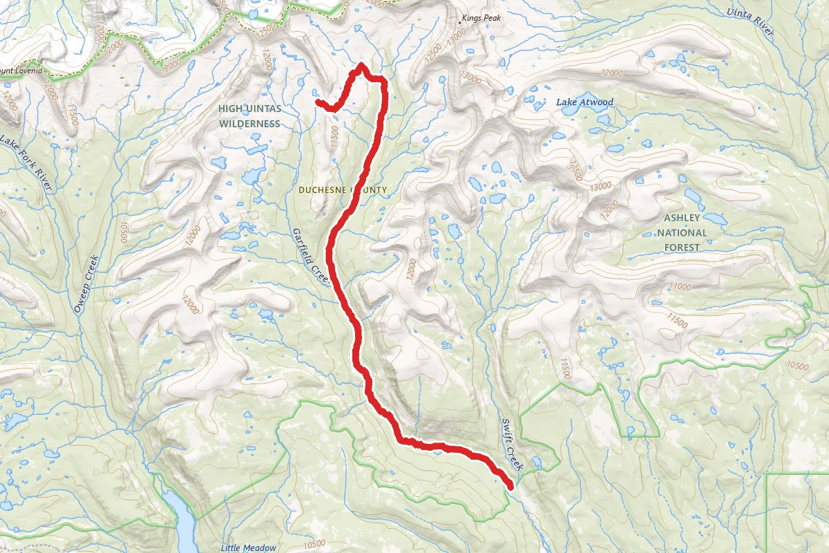 Tungsten Lake Trail