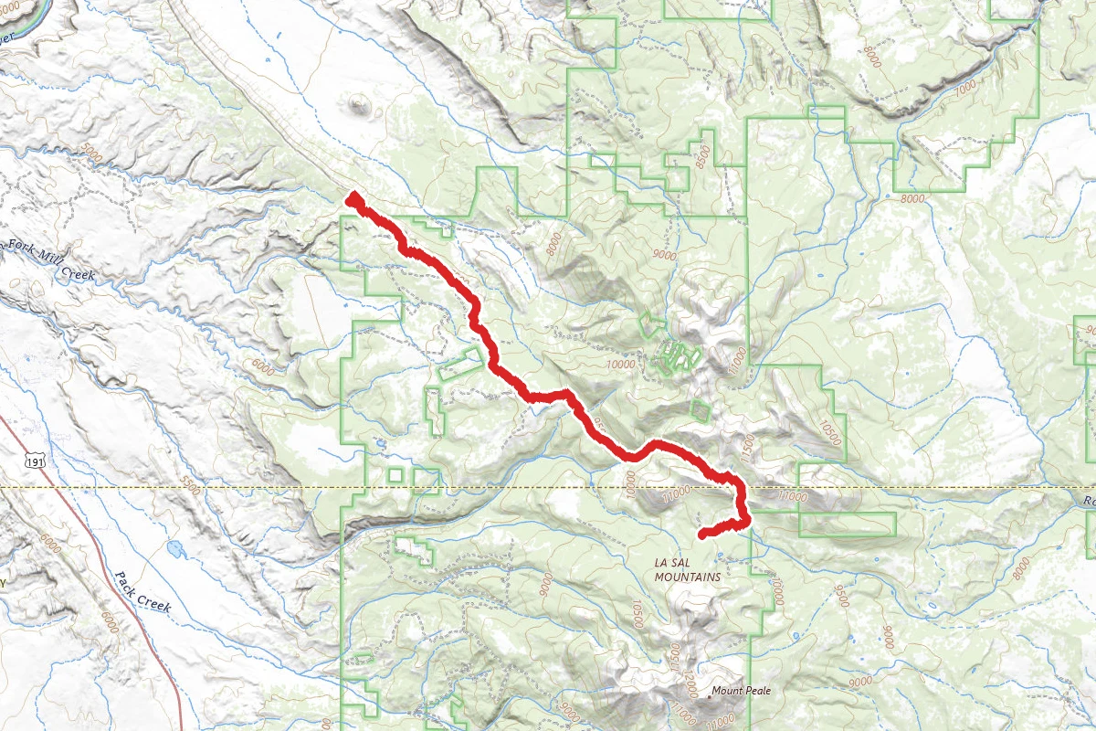 Geyser Pass to Burro Pass to UPS Loop
