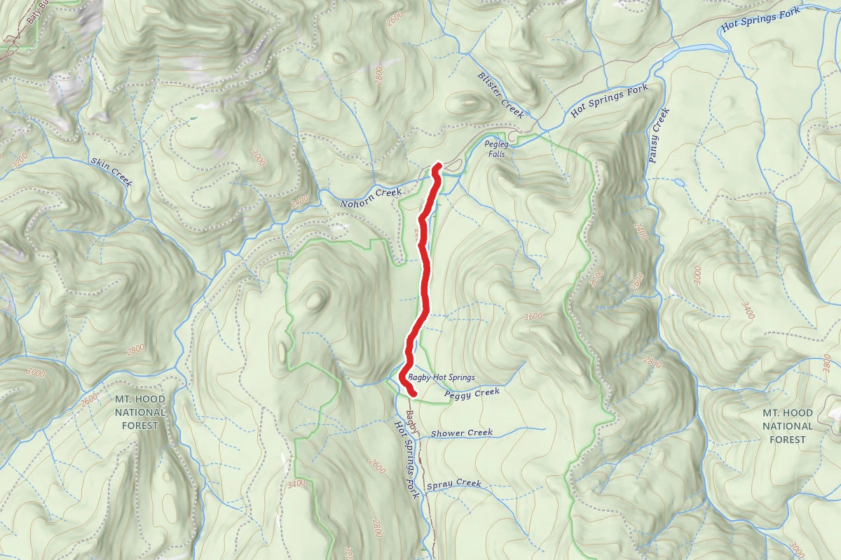 Bagby Hot Springs Trail