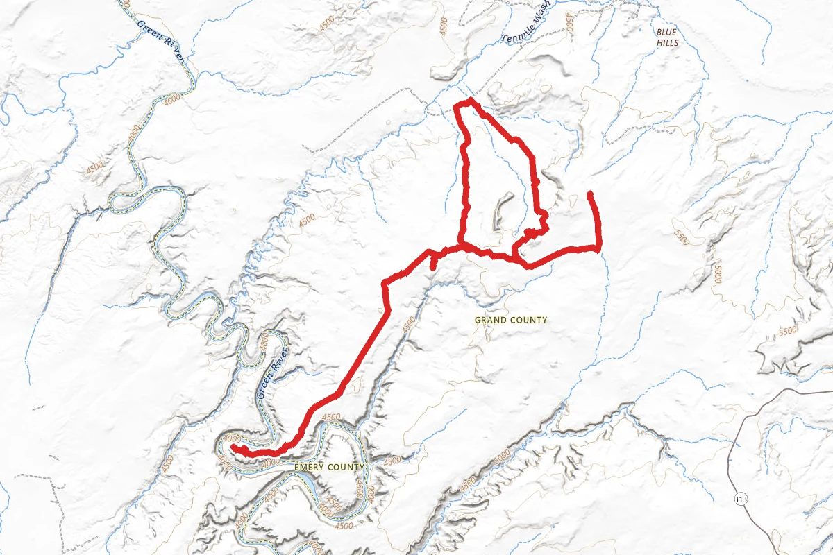 Dellenbaugh Tunnel OHV Route