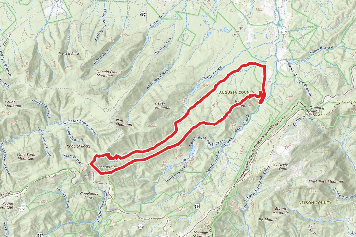 Sherando, Switchbacks, Torry, and Down