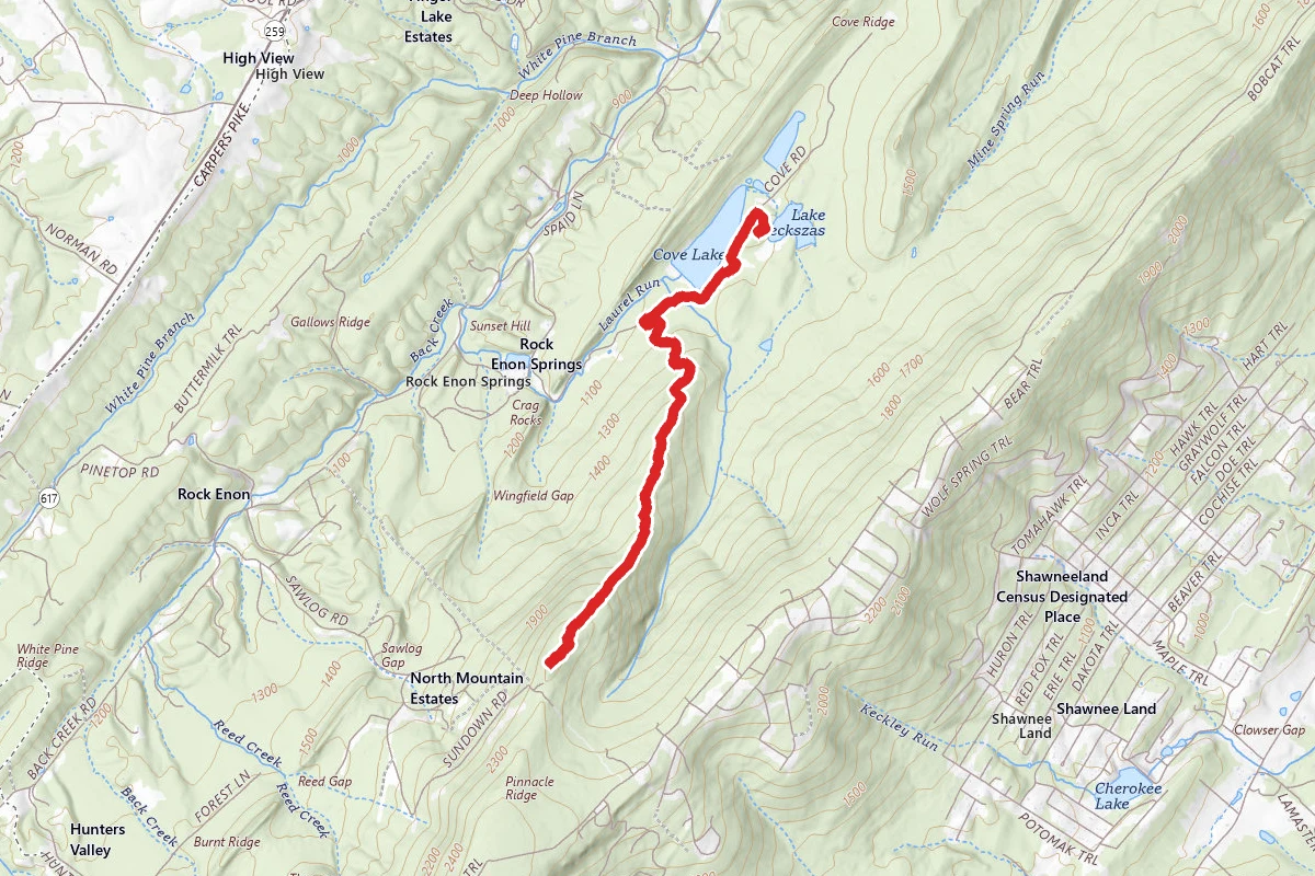 The Pinnacle OHV Trail