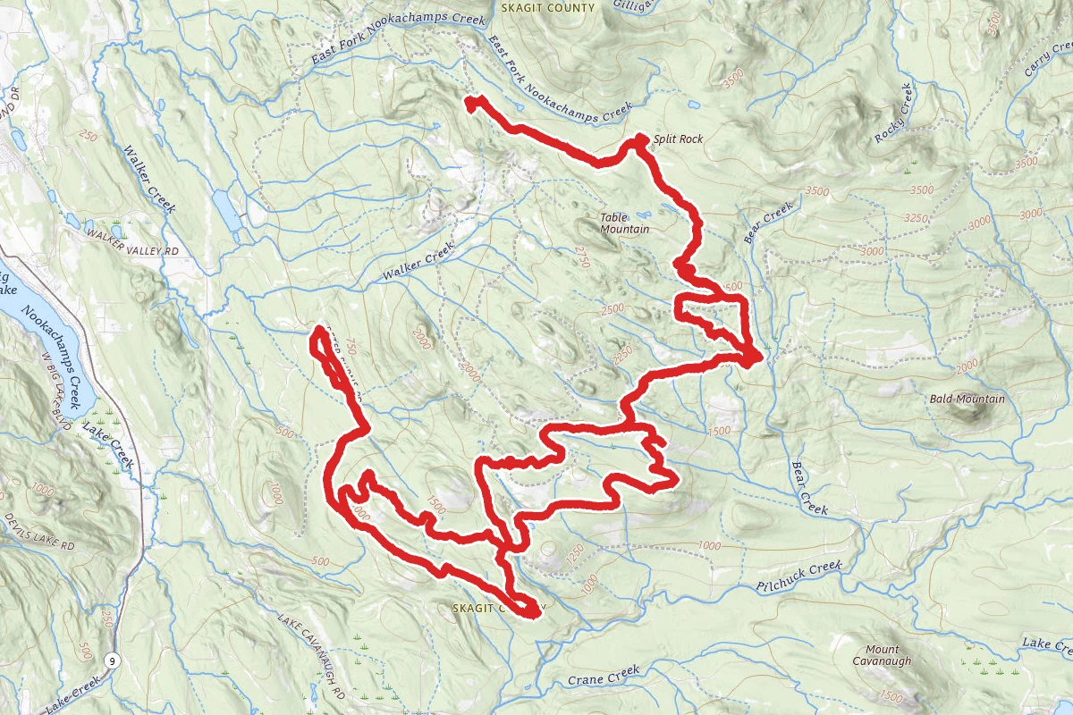 Walker, Spilt Rock, and Bald Mountain OHV Loop