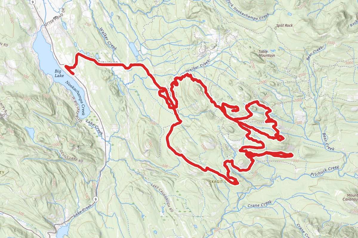 Walker Valley 31 and BR-38 OHV Trail
