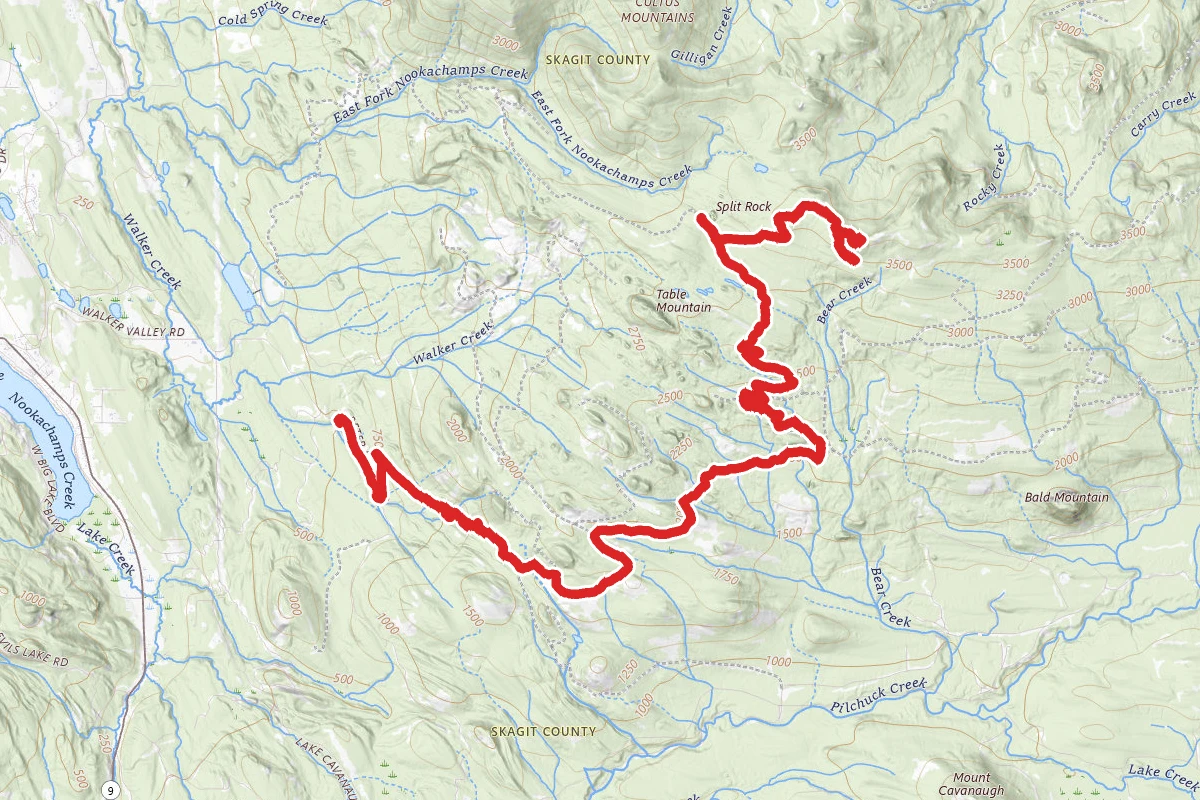 Bear Creek Main Line OHV Trail