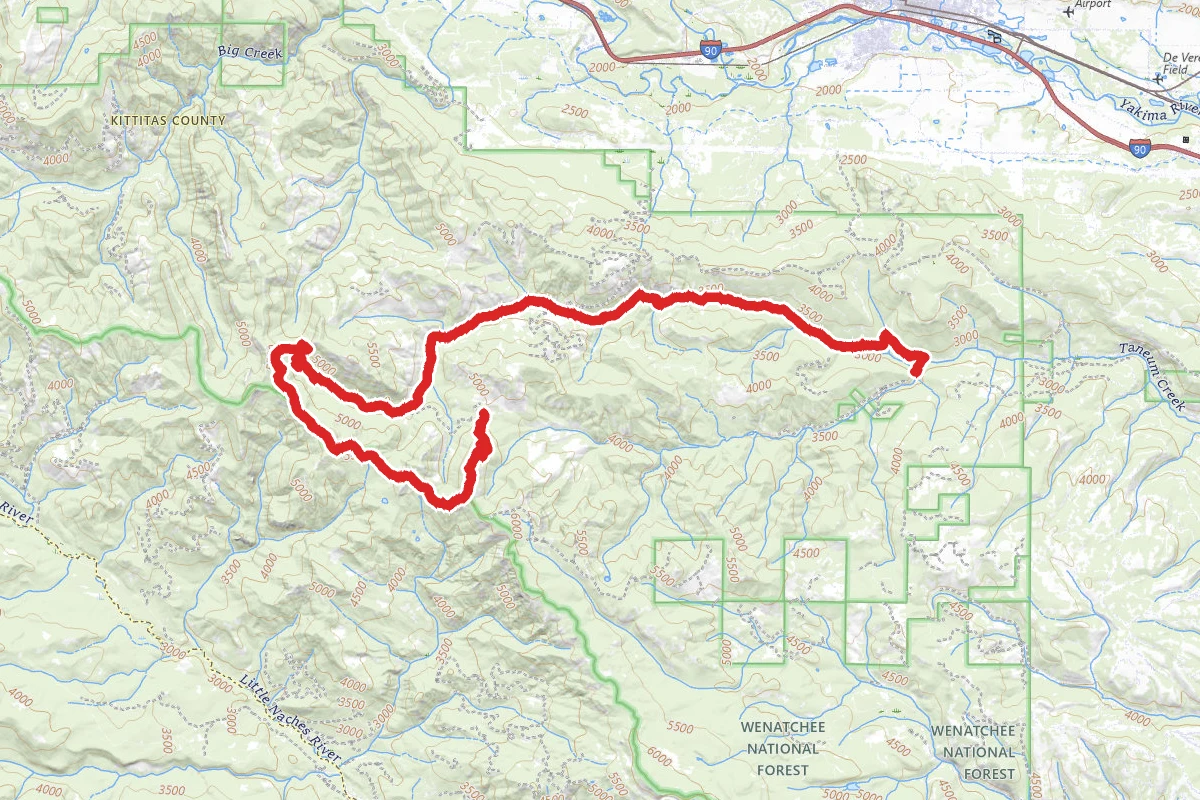 North Taneum Creek and Manastash Ridge OHV Trail