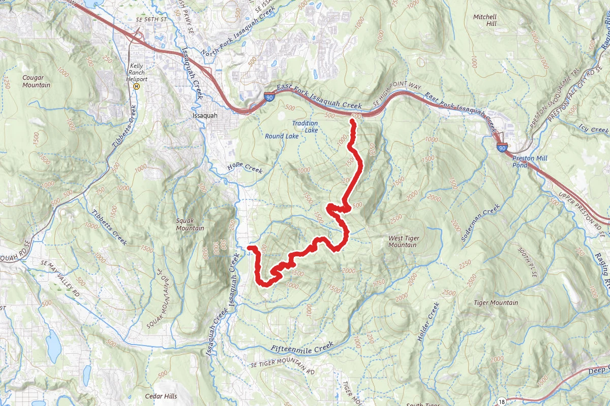 Chirico Trail To Cable Line