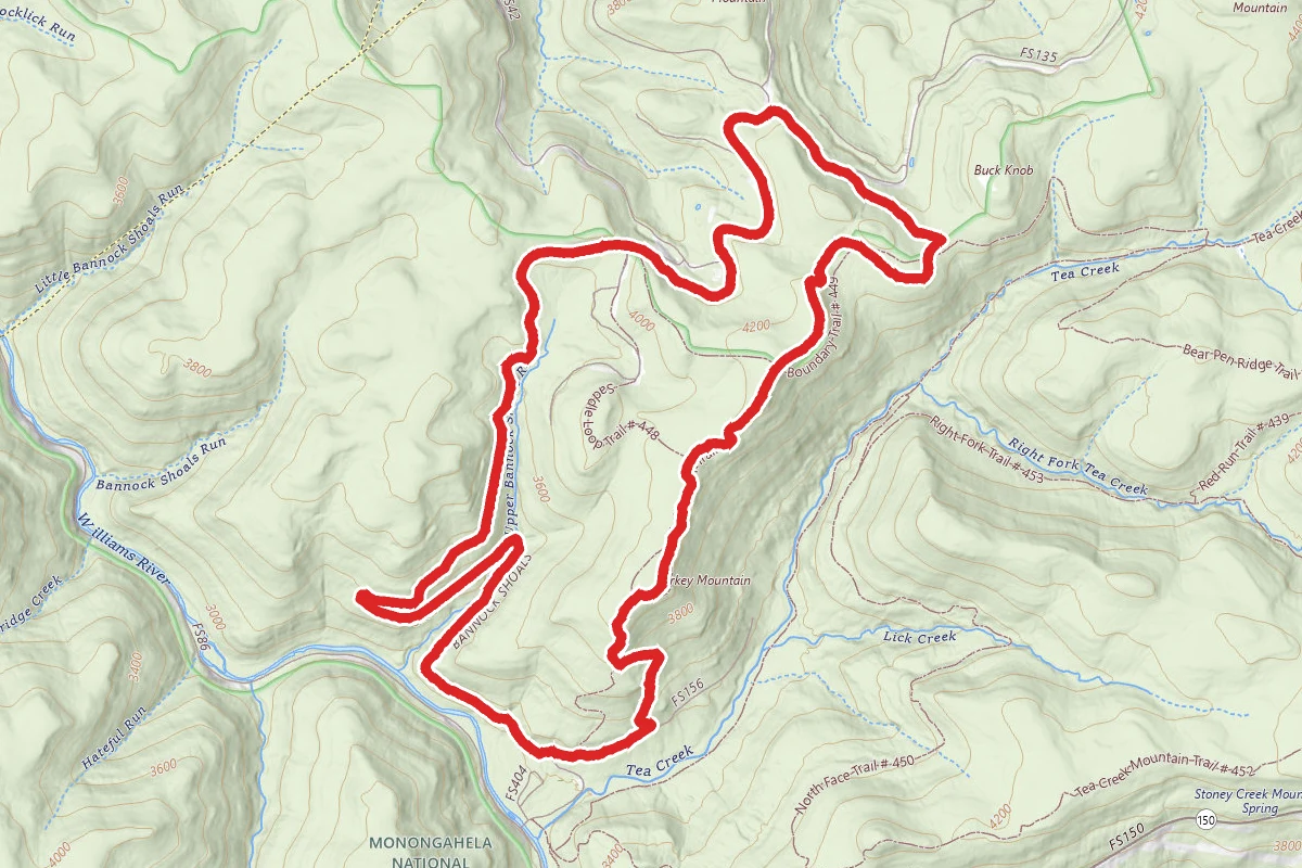 Turkey Point to Upper Bannock Loop