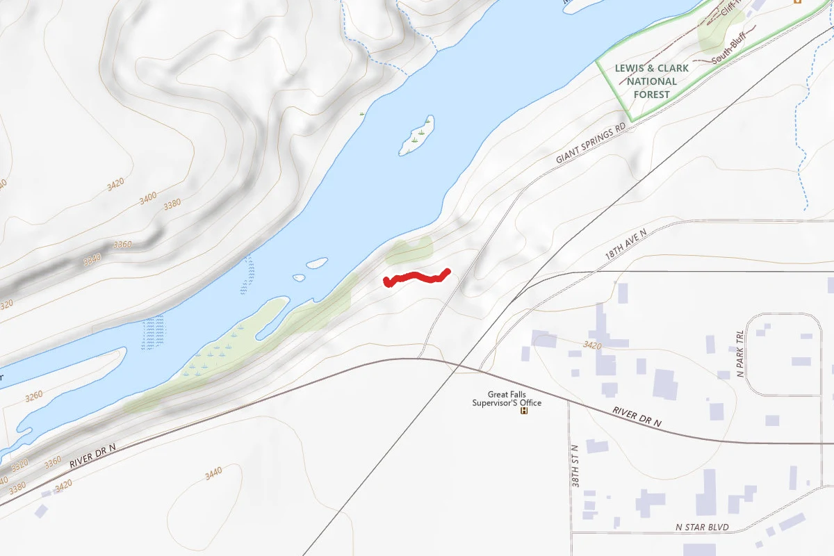 Giant Springs Rd. Connector Trial