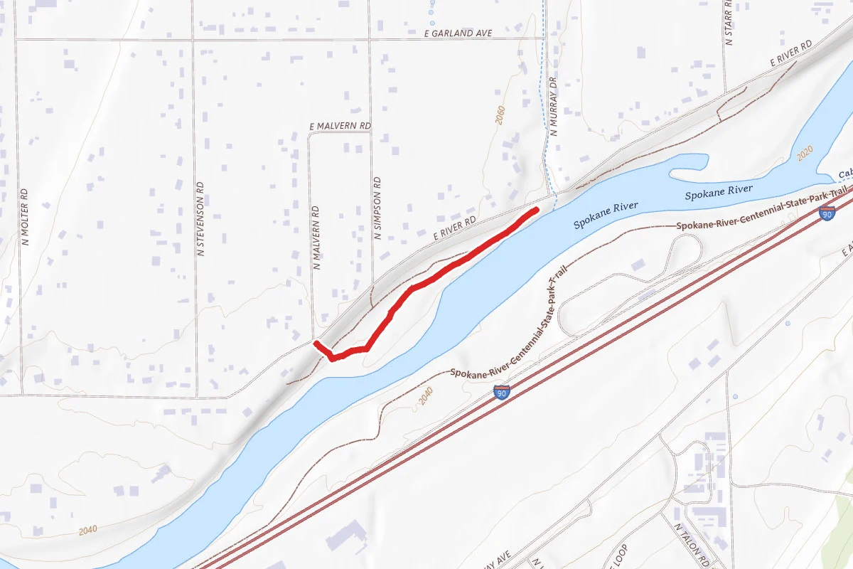 Spokane River Centennial State Park Trail