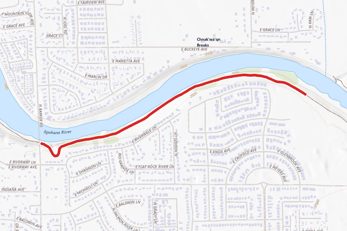 Spokane River Centennial State Park Trail