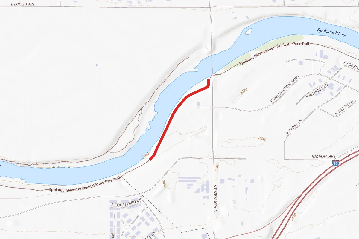 Spokane River Centennial State Park Trail