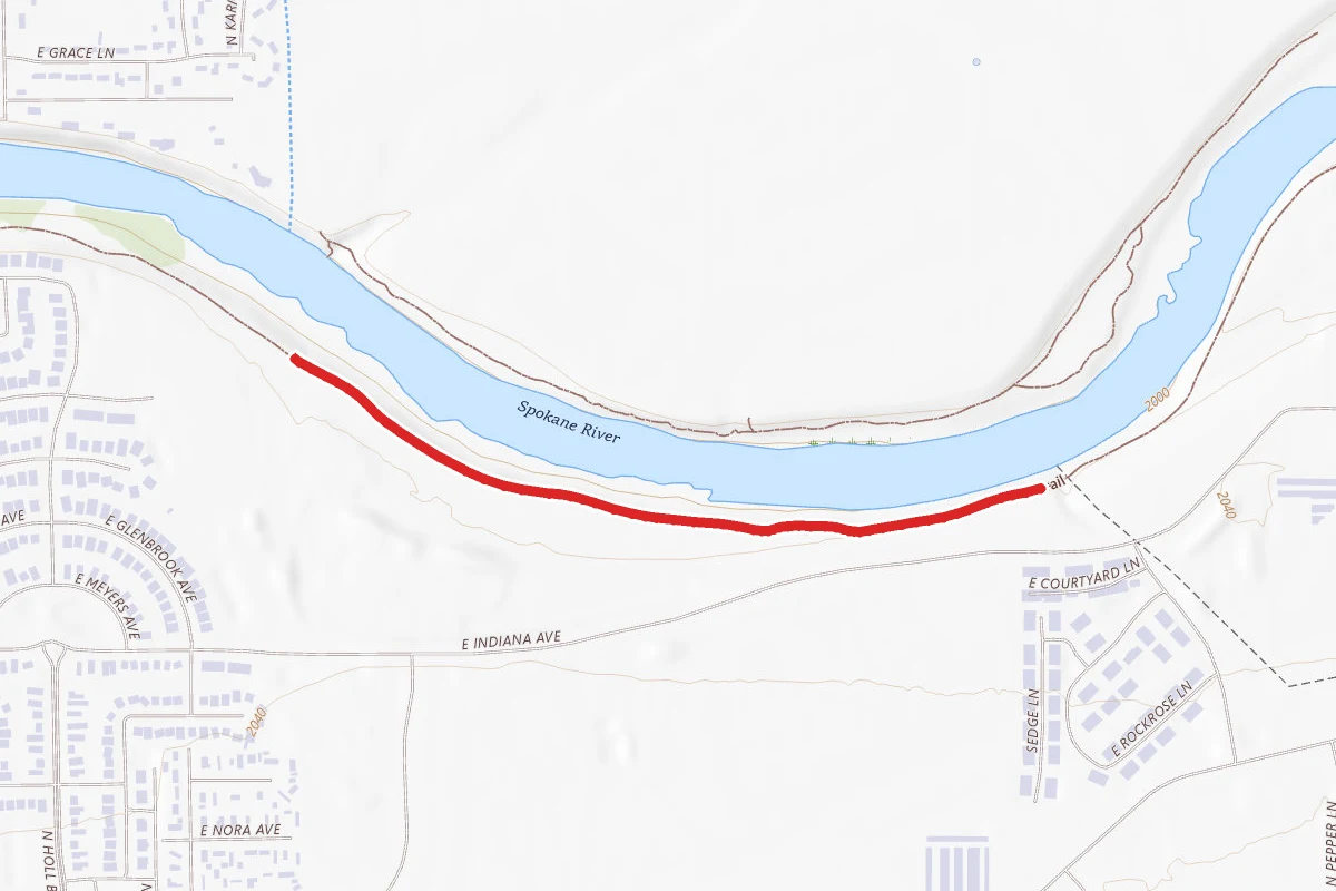 Spokane River Centennial State Park Trail