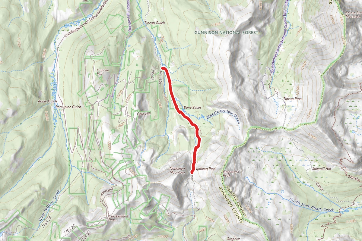 Napoleon Pass Trail