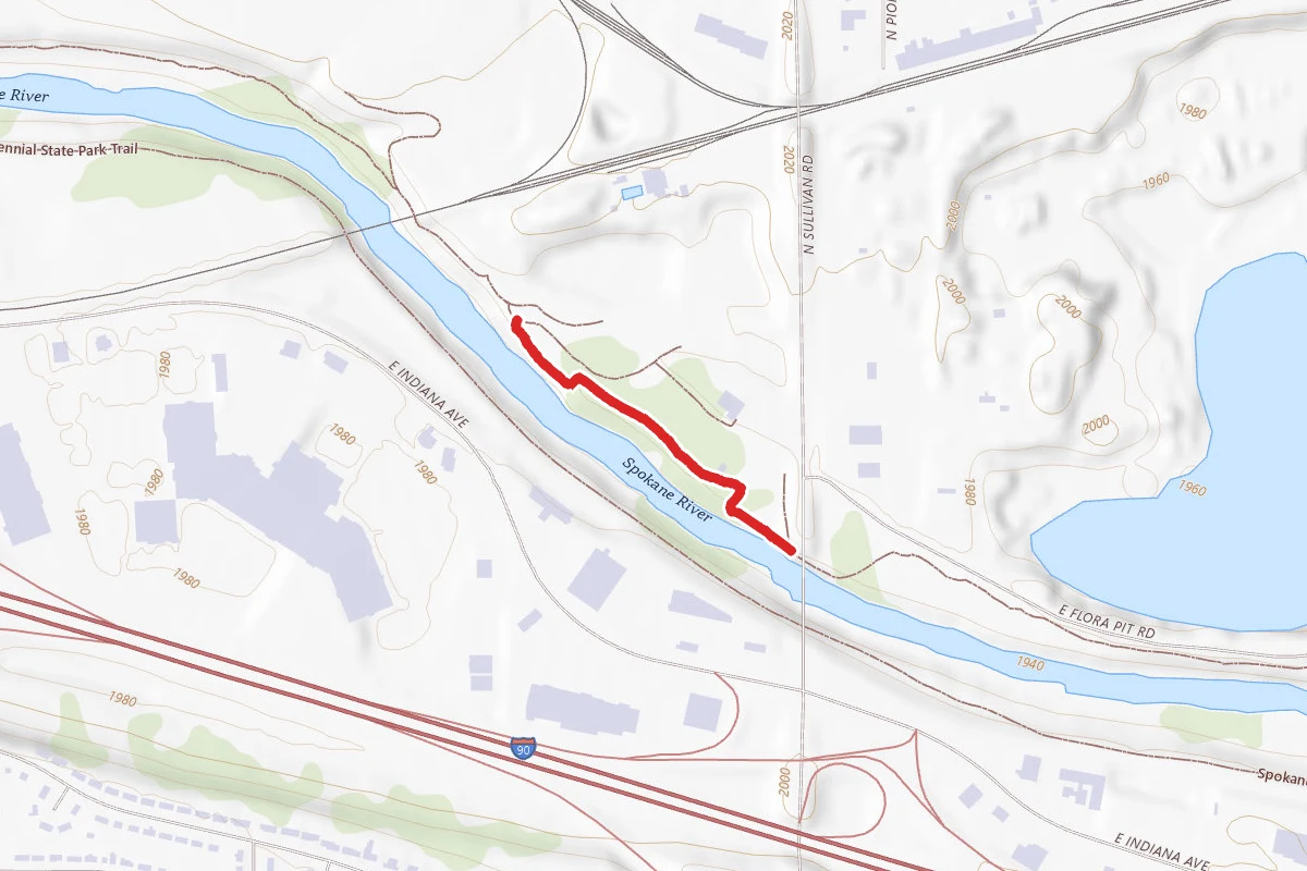 Spokane River Centennial State Park Trail