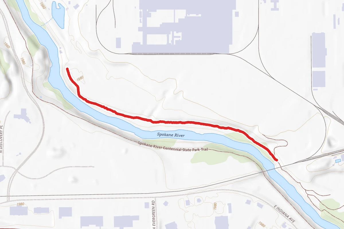 Spokane River Centennial State Park Trail