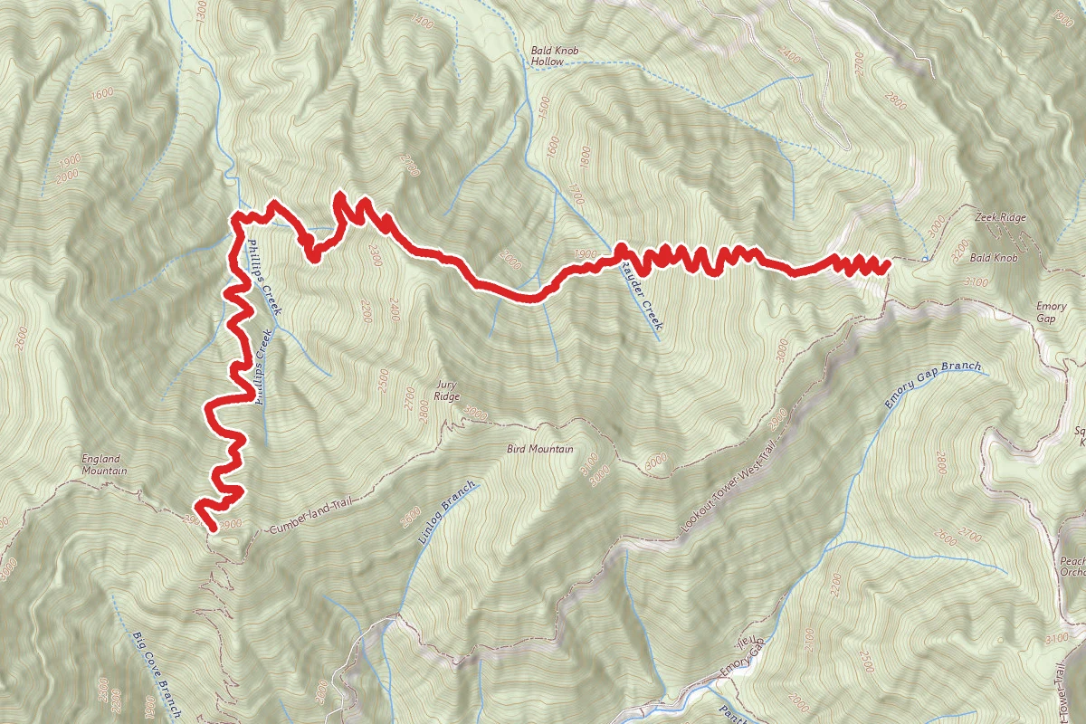 North Bird Mountain Trail