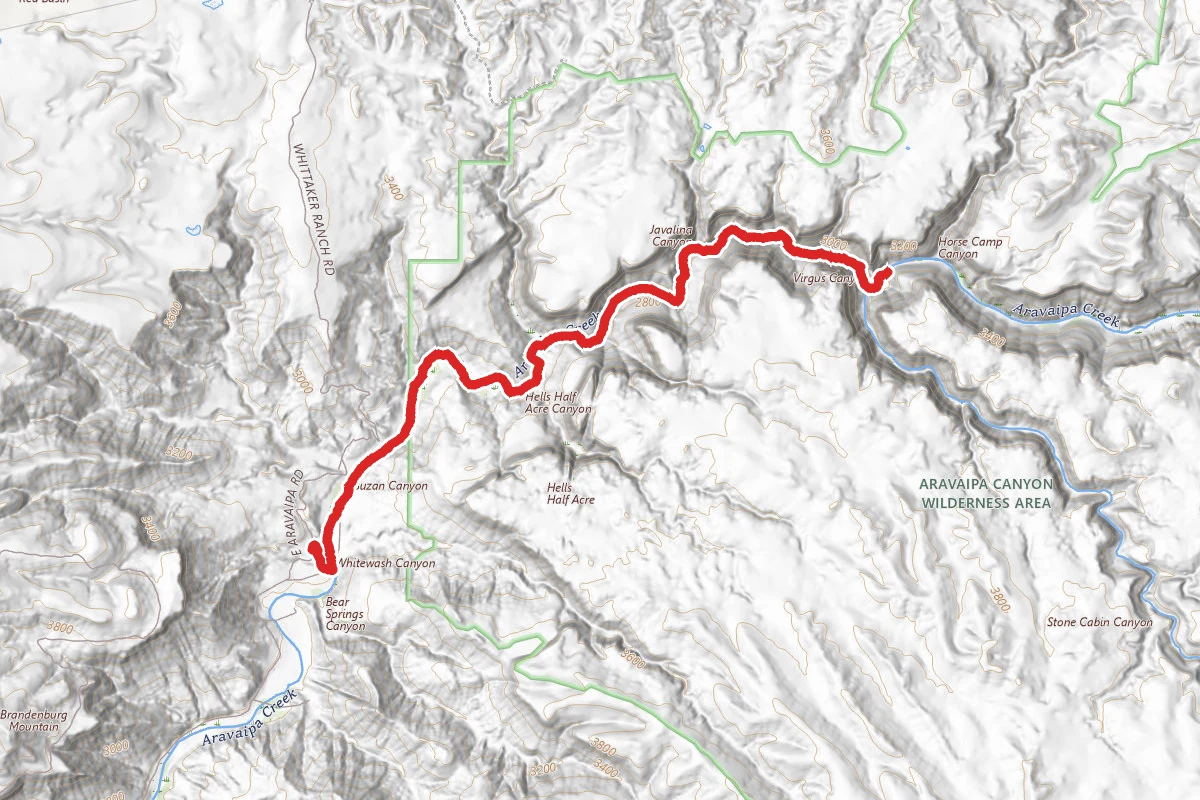Aravaipa Canyon Trail