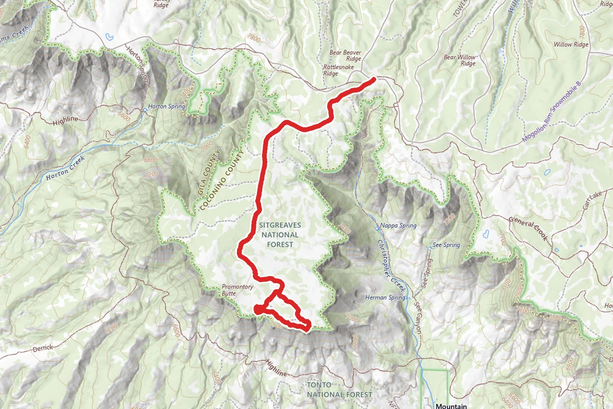 Promontory Snowmobile Loop
