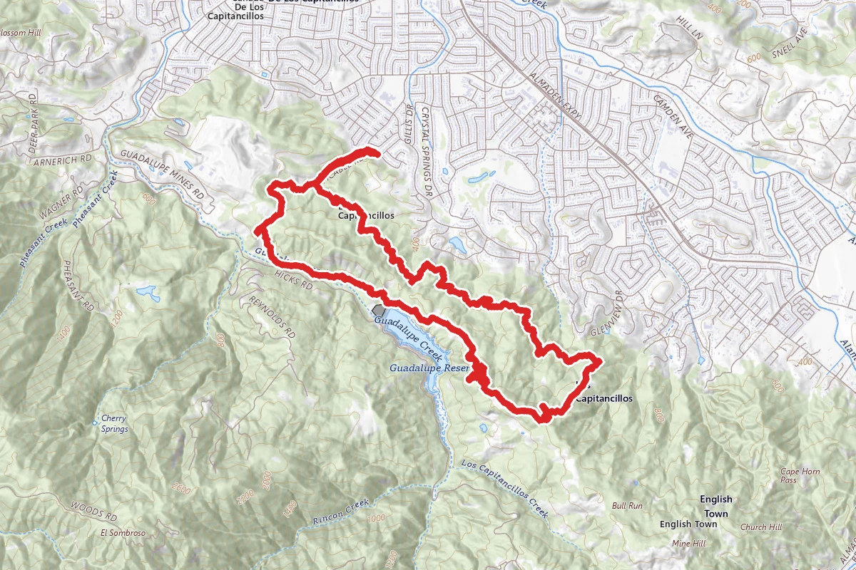 Almaden Quicksilver McAbee Mine Trail New Almaden Trail