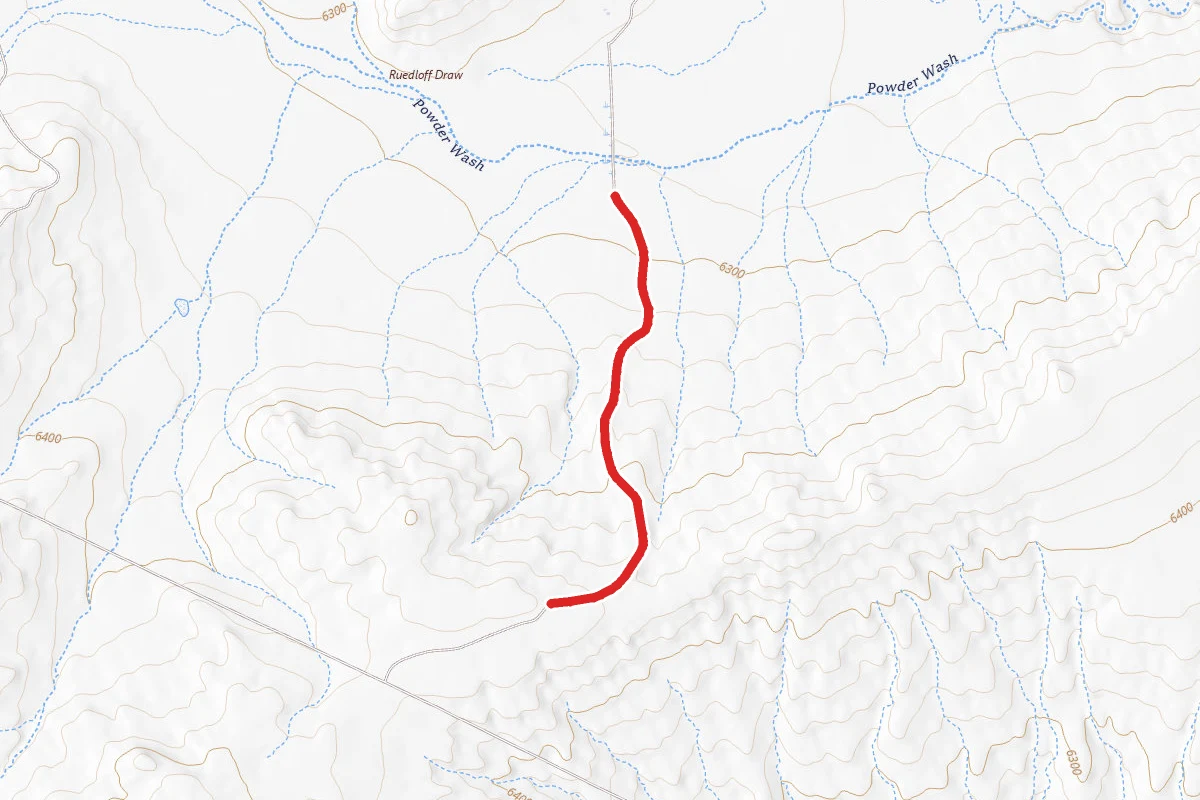 Ruedloff Powder Wash Road