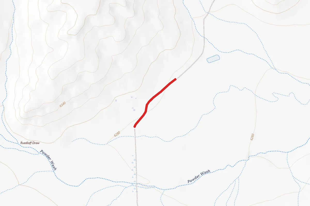 Ruedloff Powder Wash Road