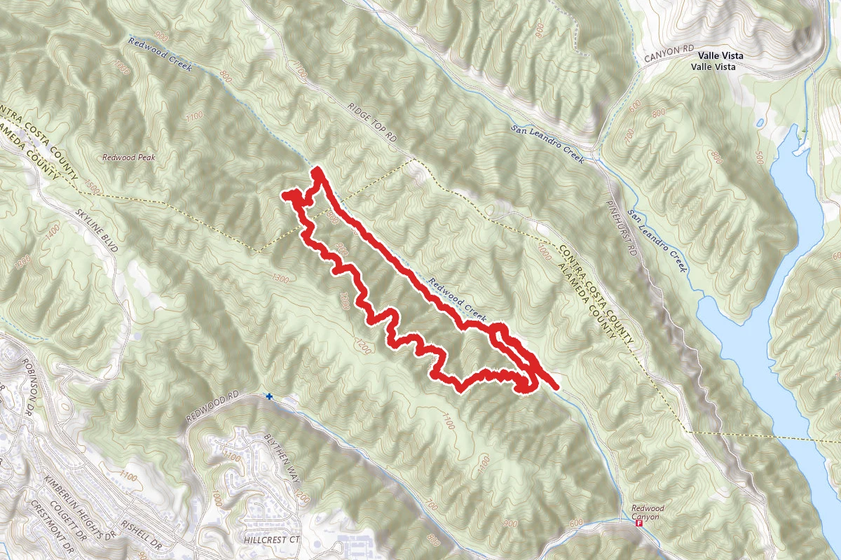 Stream Trail, Fern Trail, and French Trail Loop