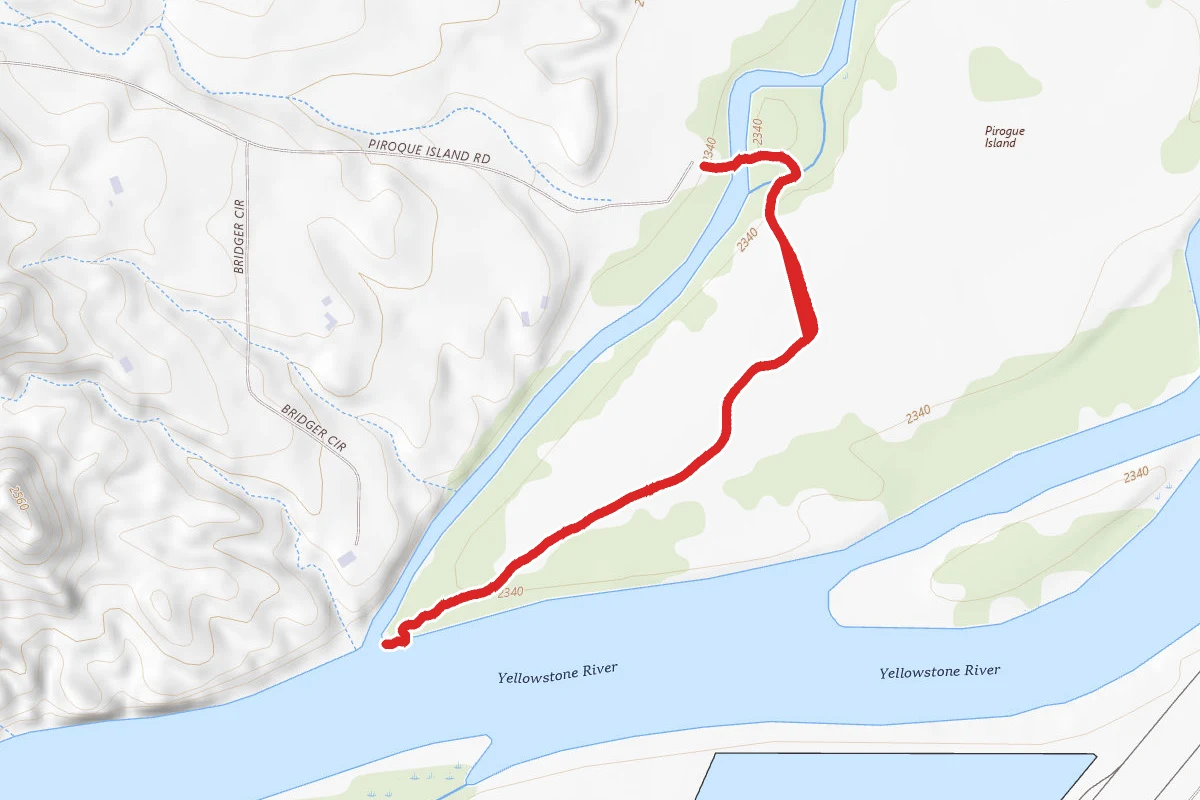 Pirogue Island Trail
